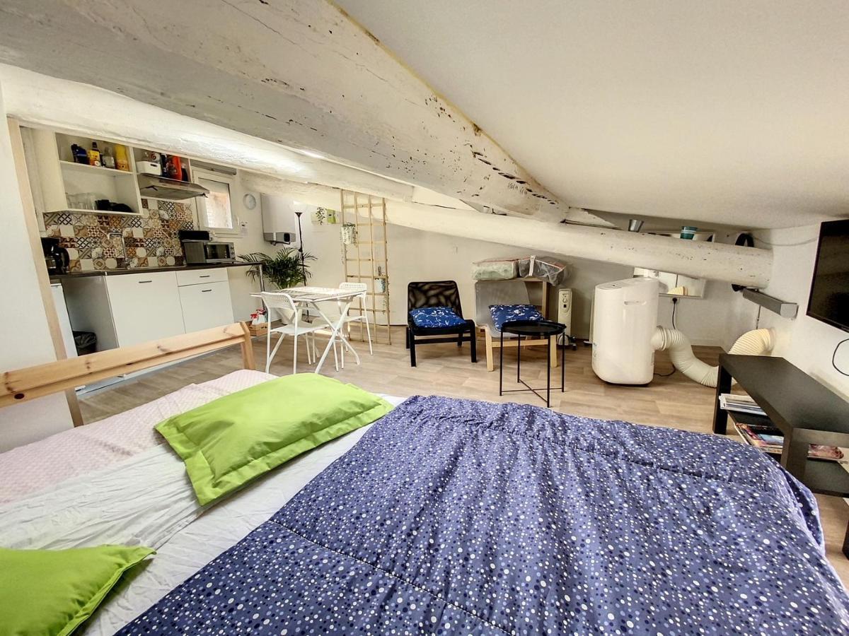 Petit St Louis Studio Mansarde Atypique Climatise Sete Exterior photo